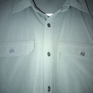 Eddie Bauer Olive Green Shirt